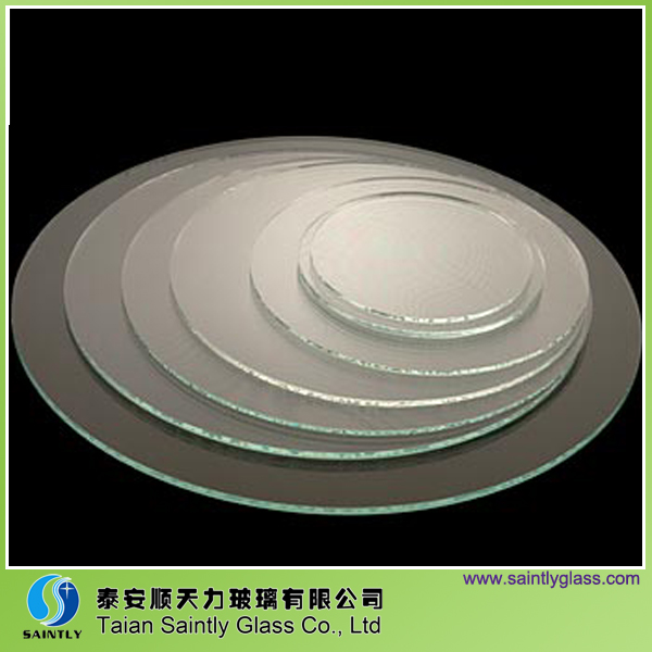 tempered round glass pieces